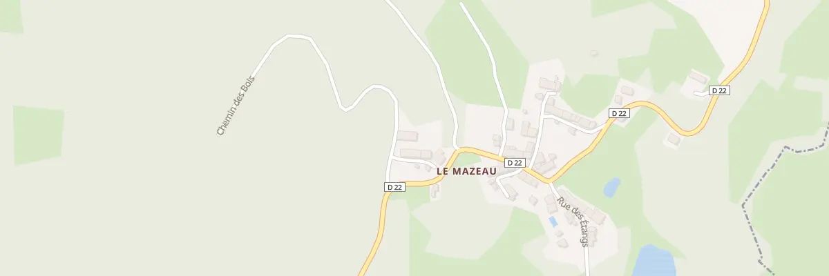 Plan du 5094 Le Mazeau à Auriat