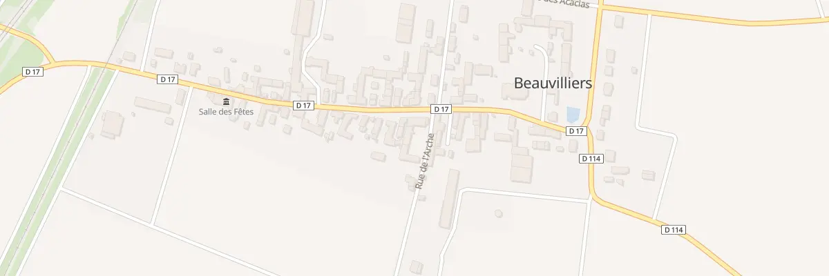 Plan du 36 Rue de Paris à Beauvilliers