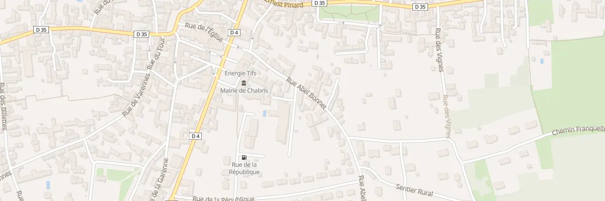 Plan du 16 Rue Abel Bonnet à Chabris
