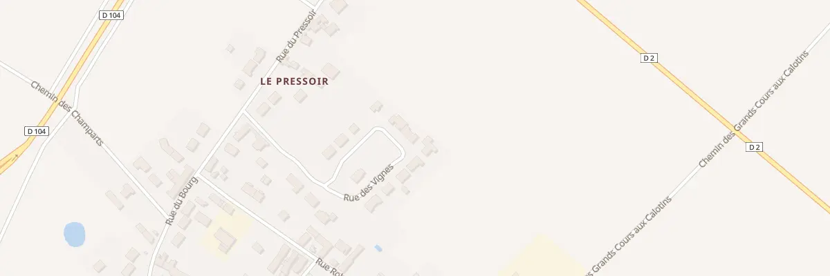 Plan du 11 Rue des Vignes au Bardon