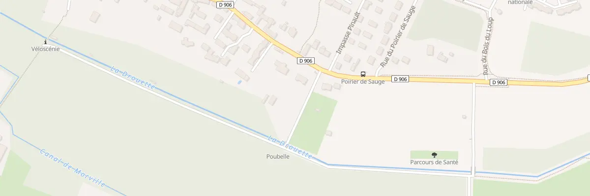 Plan du 64 Rue de la Billardière à Hanches