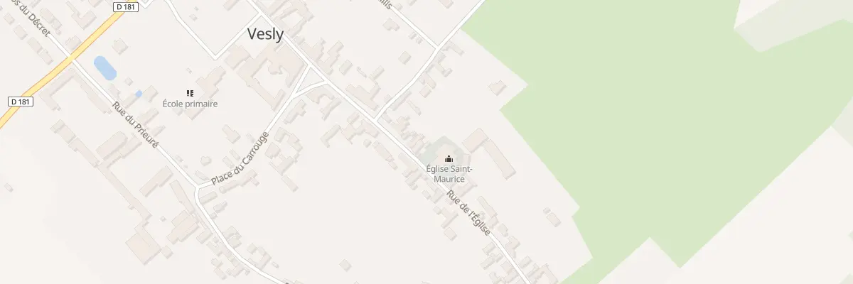 Plan du 13 Rue de l’Eglise à Vesly