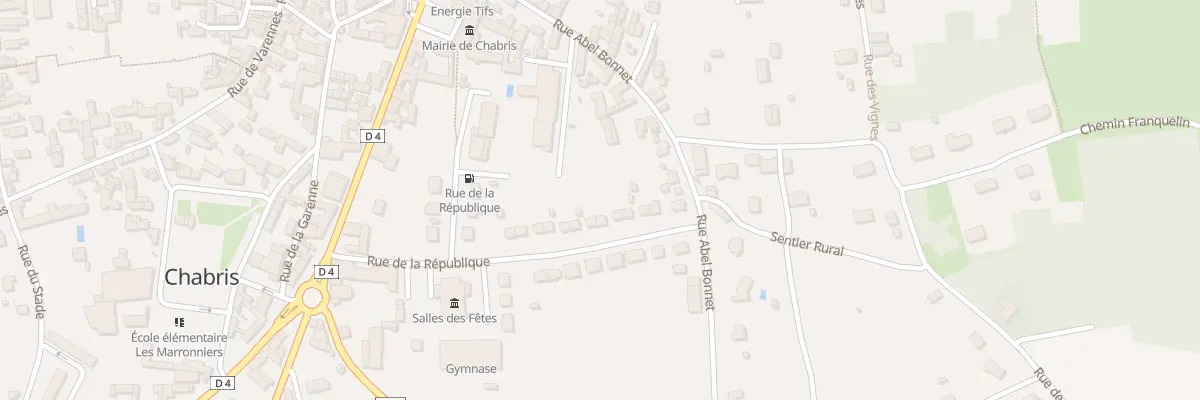 Plan du 27 Rue de la République à Chabris