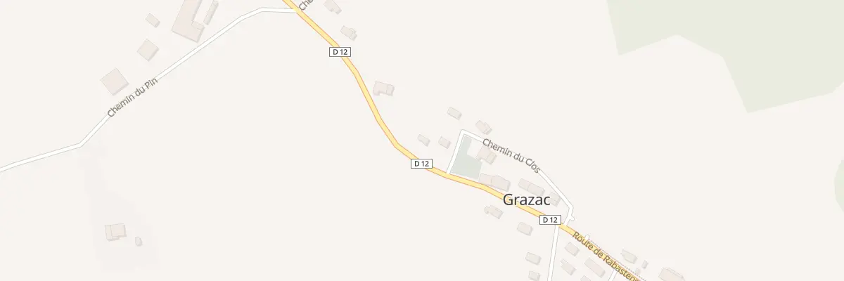Plan du 35 Che du Clos à Grazac