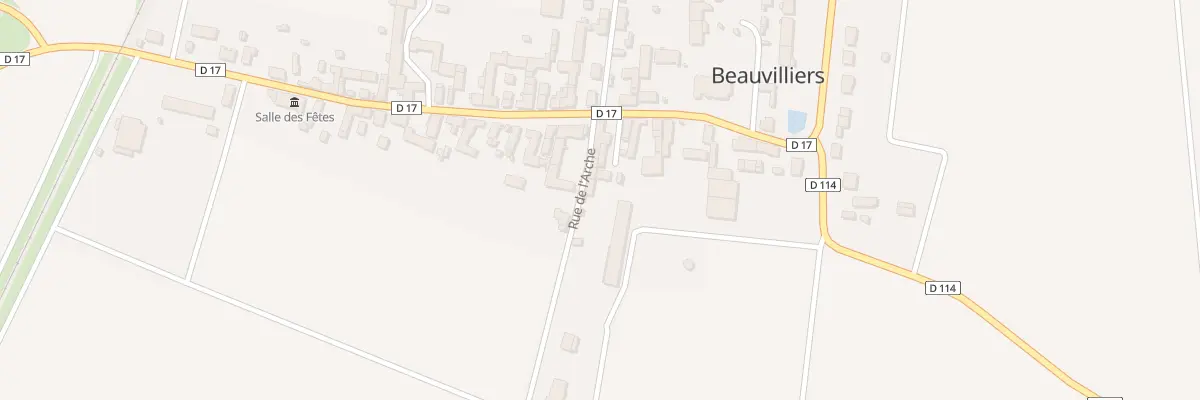 Plan du 2 Grande Cour à Beauvilliers