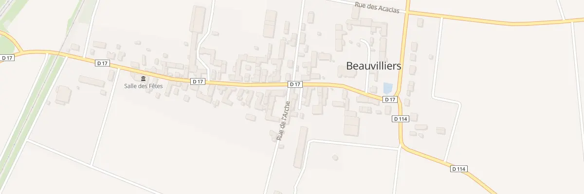 Plan du 38 Rue de Paris à Beauvilliers
