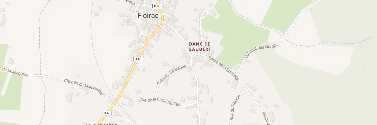 Plan du 5107 Banc de Gaubert à Floirac