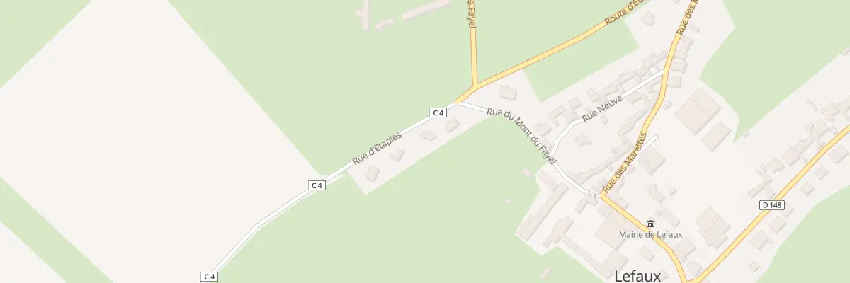 Plan du 2 Rue d’Etaples à Lefaux