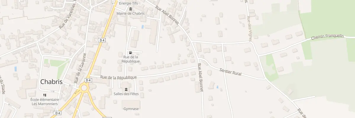 Plan du 31 Rue de la République à Chabris