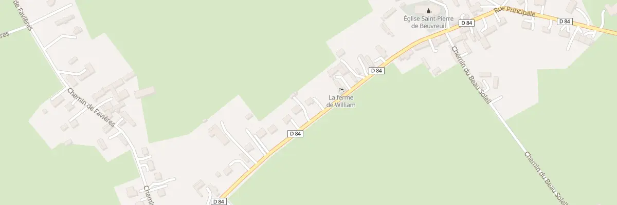 Plan du 1183 Rue Principale à Dampierre-en-Bray