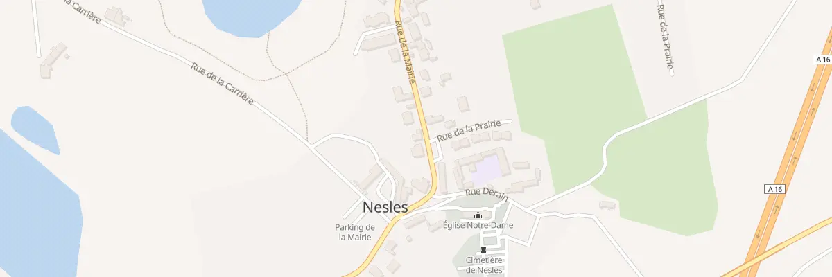 Plan du 3B Rue de la Mairie à Nesles