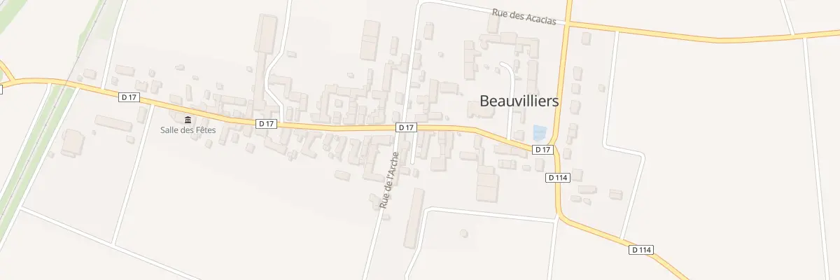 Plan du 1 Grande Cour à Beauvilliers