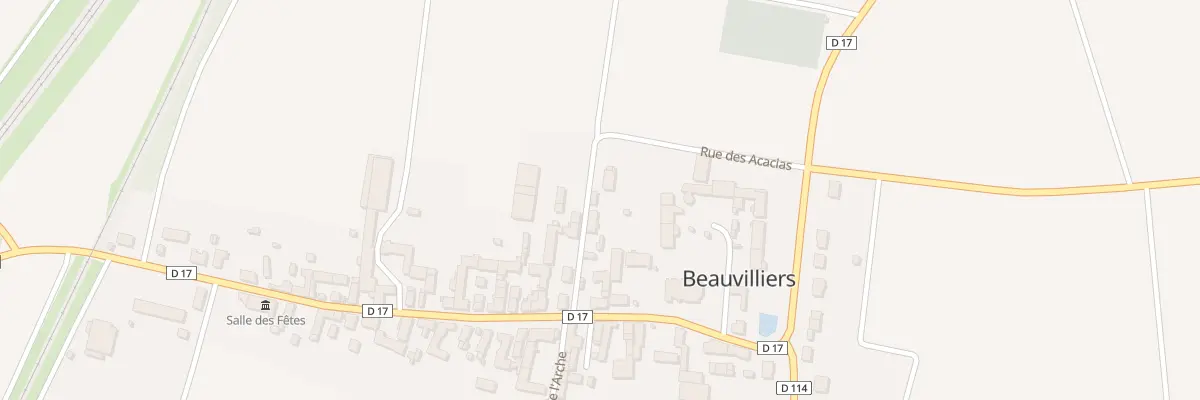 Plan du 6 Rue des Acacias à Beauvilliers
