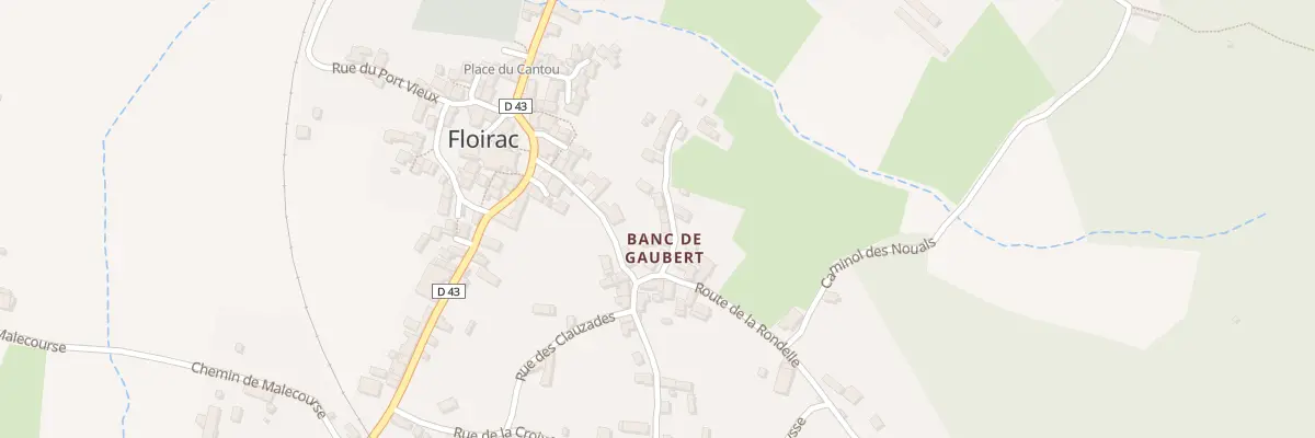Plan du 5082 Banc de Gaubert à Floirac