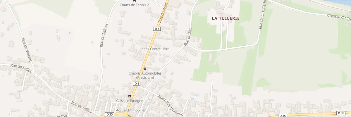 Plan du 10 Rue du Bac à Chabris