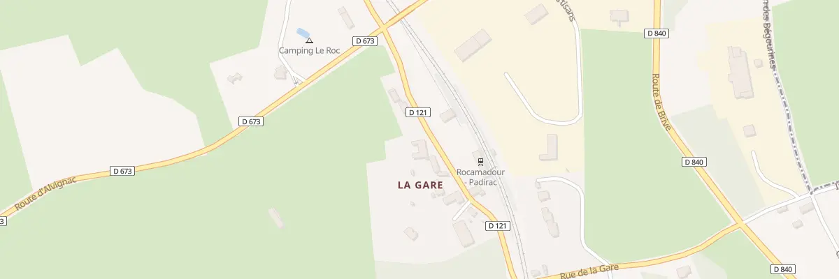 Plan du 144 La Gare à Rocamadour