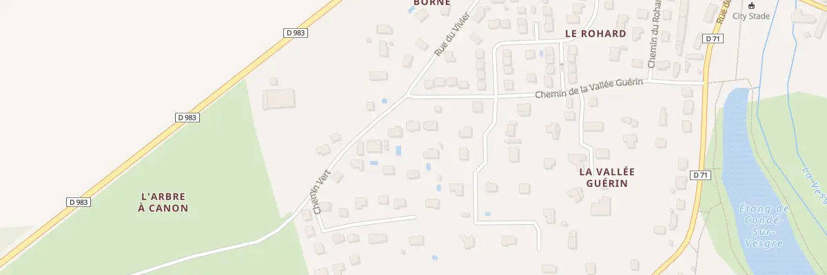 Plan du 31 Rue de la Vallee Guerin à Condé-sur-Vesgre