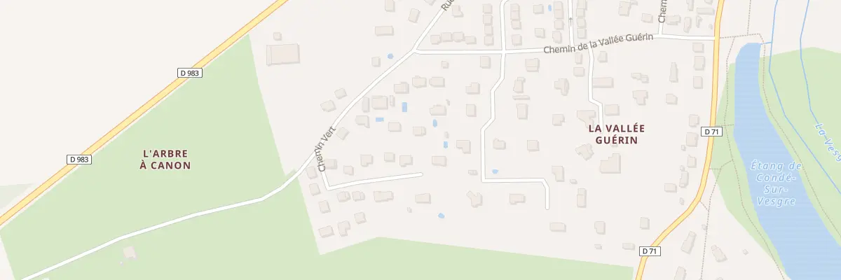 Plan du 20 Che Vert à Condé-sur-Vesgre