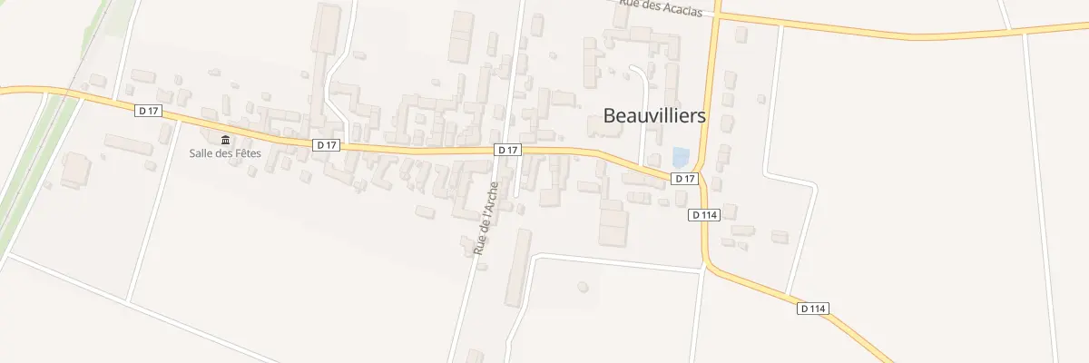 Plan du 40 Rue de Paris à Beauvilliers