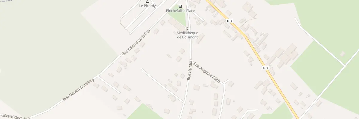 Plan du 8 Rue de Mons à Boismont