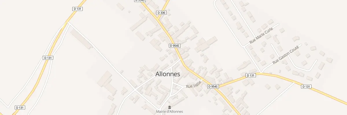 Plan du 2 Rue Jean Moulin à Allonnes