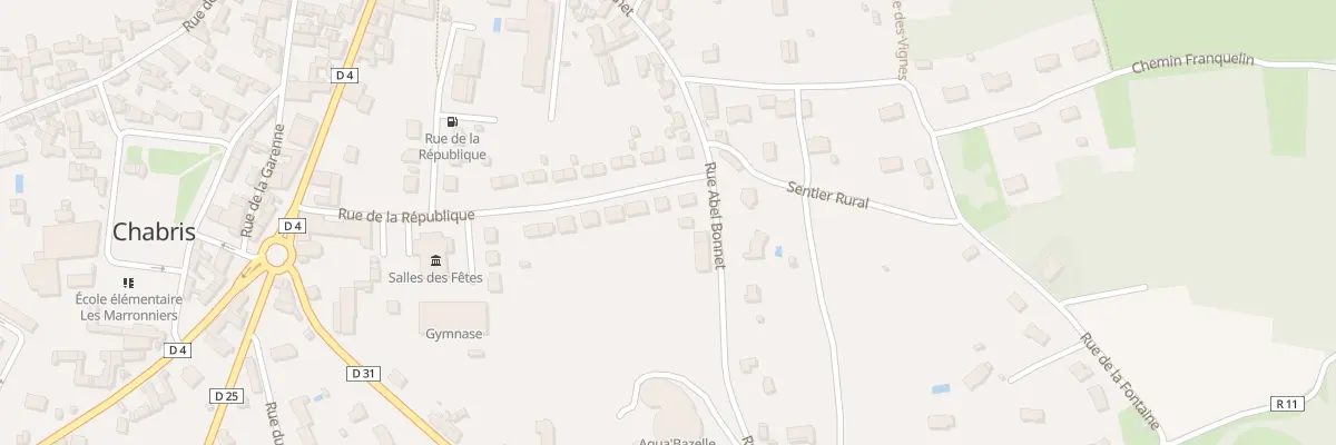 Plan du 26 Rue de la République à Chabris