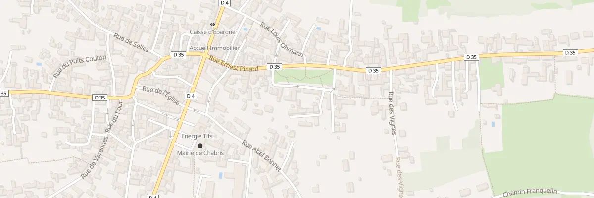 Plan du 32 Rue Ernest Pinard à Chabris