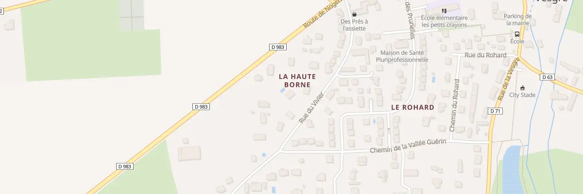Plan du 9 Rue du Vivier à Condé-sur-Vesgre
