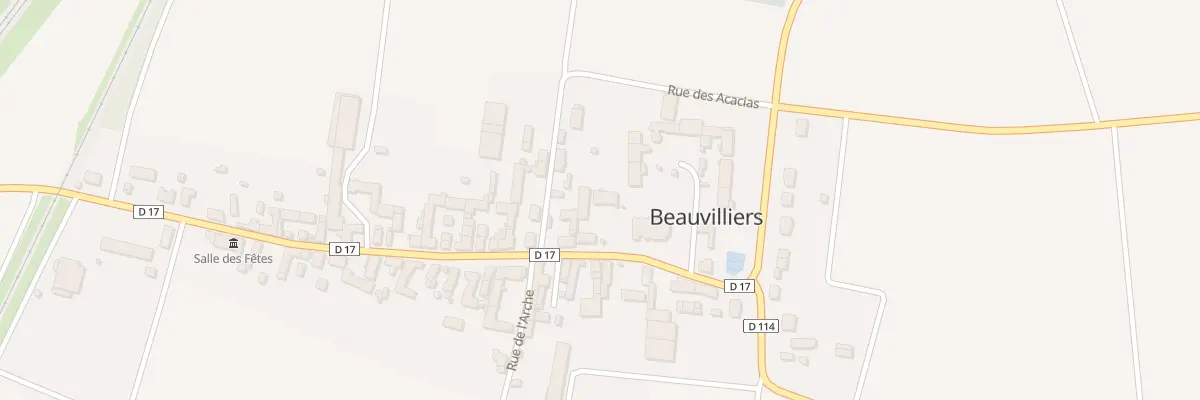 Plan du 47 Rue de Paris à Beauvilliers