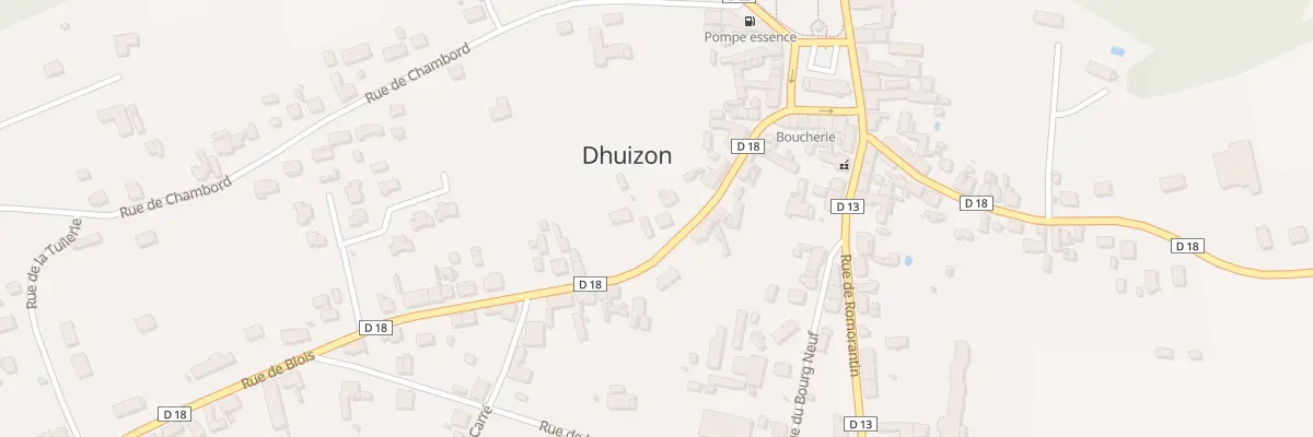 Plan du 7 Rue de Blois à Dhuizon