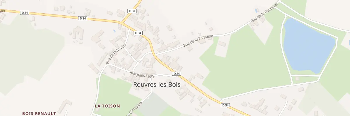 Plan du 5 Rue Principale à Rouvres-les-Bois