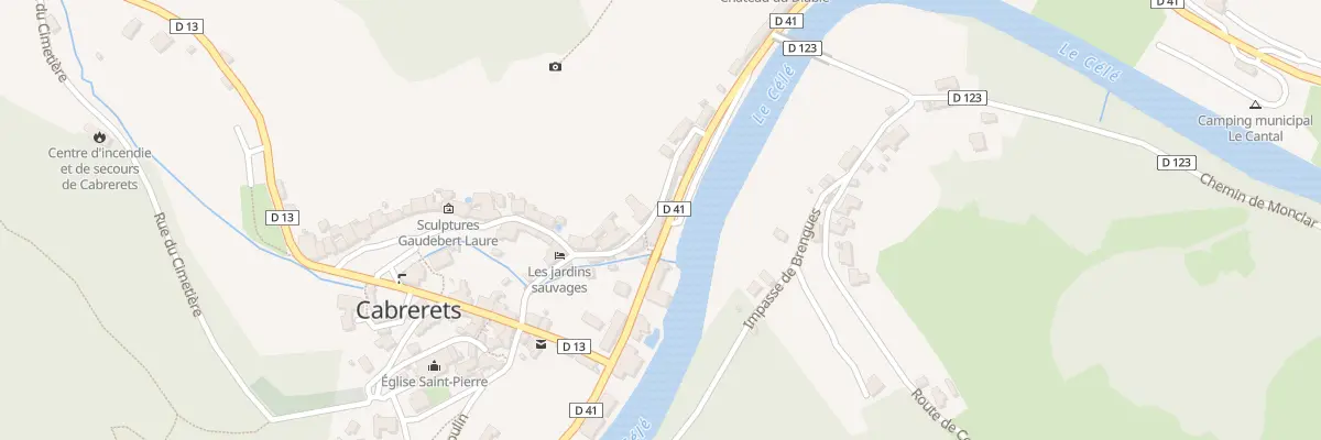 Plan du 2457 Rte du Cele à Cabrerets