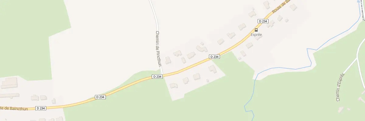 Plan du 643 Rte de Baincthun à Echinghen