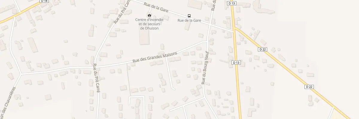 Plan du 6 Rue des Grandes Maisons à Dhuizon