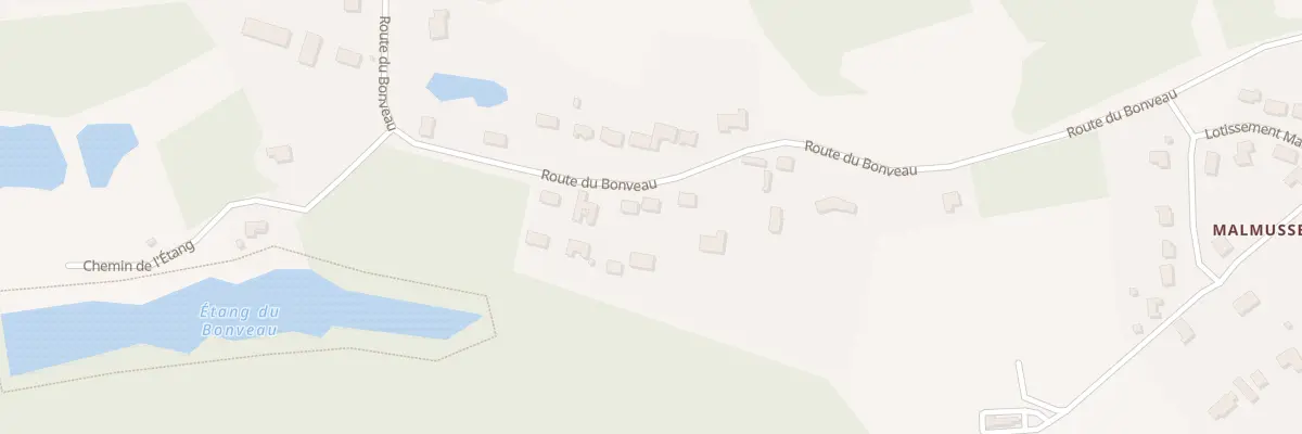 Plan du 45 Rte du Bonveau à La Ferté-Saint-Cyr