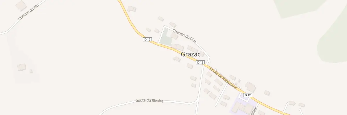Plan du 55 Rte de Salvagnac à Grazac