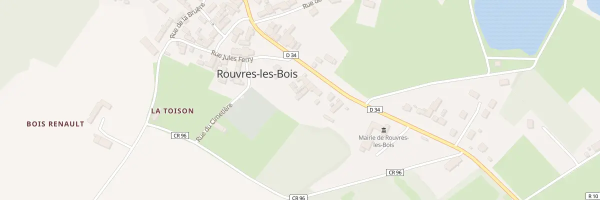 Plan du 12 Rue Principale à Rouvres-les-Bois