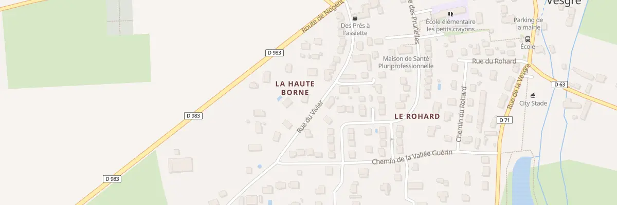 Plan du 11 Rue du Vivier à Condé-sur-Vesgre