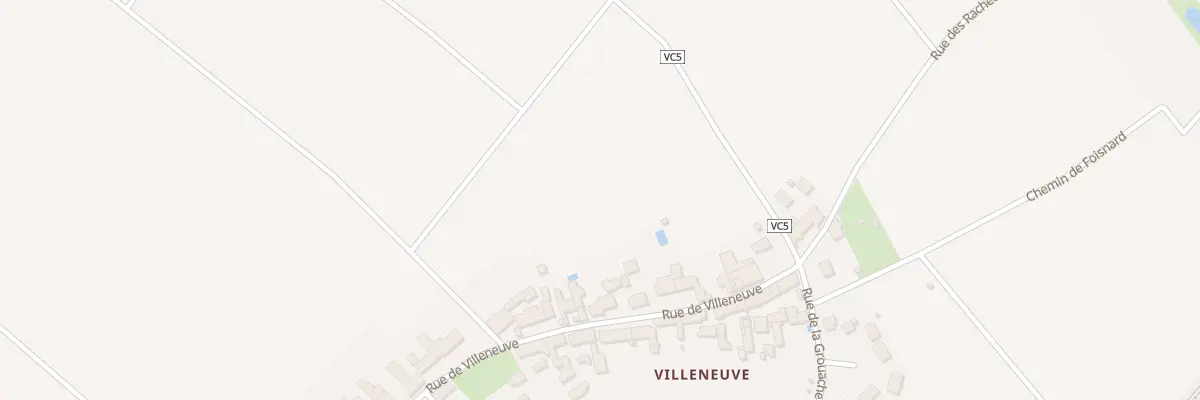 Plan du 10 Rue de Villeneuve à Baule