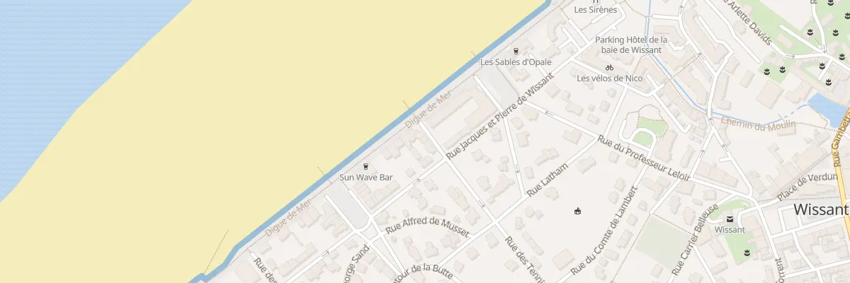 Plan du 21 Rue des Tennis à Wissant