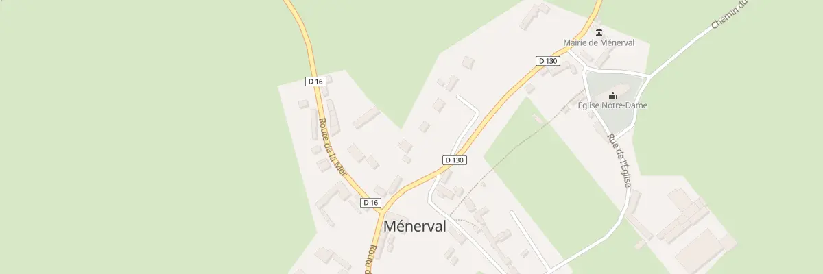 Plan du 1 Rte de Haussez à Ménerval