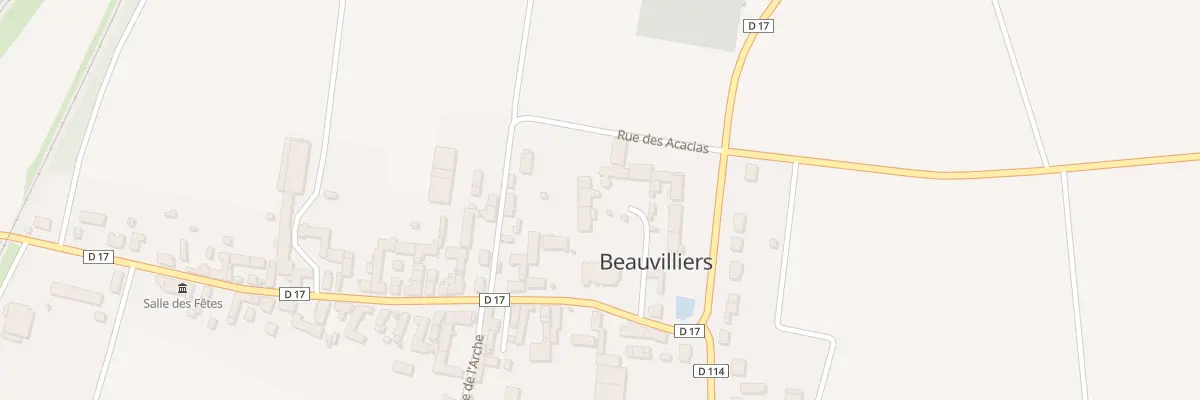 Plan du 1 Rue du Chateau à Beauvilliers