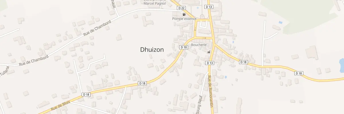 Plan du 71 Rue de Blois à Dhuizon