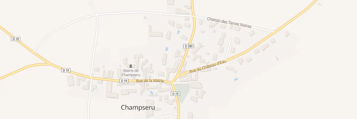Plan du 3 Rue du Chapitre à Champseru