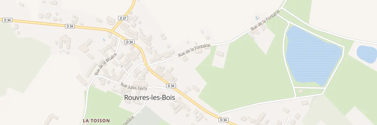 Plan du 6 Rue de la Fontaine à Rouvres-les-Bois