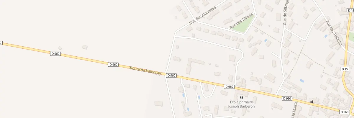 Plan du 2 Rue des Alouettes à Poulaines