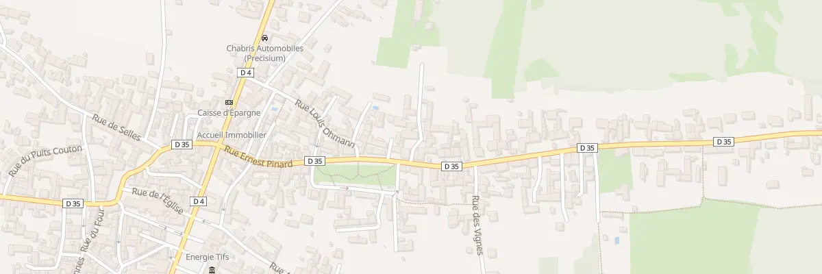 Plan du 55B Rue Ernest Pinard à Chabris