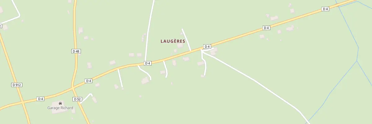 Plan du 14 Laugères au Grand-Bourg