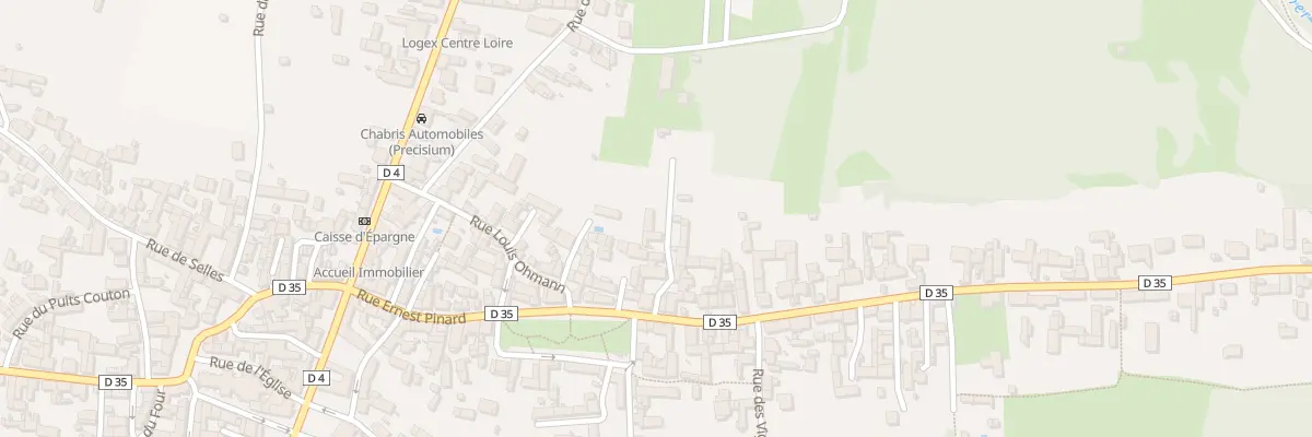 Plan du 57B Rue Ernest Pinard à Chabris