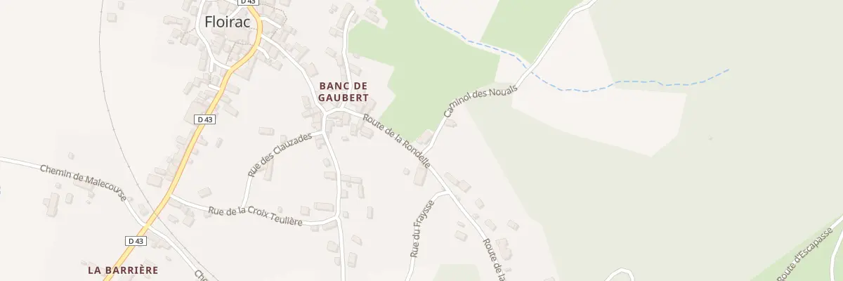 Plan du 121 Rte de la Rondelle à Floirac